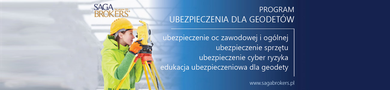 Oferta ubezpieczeń dla geodetów – rabaty dla członków Stowarzyszenia